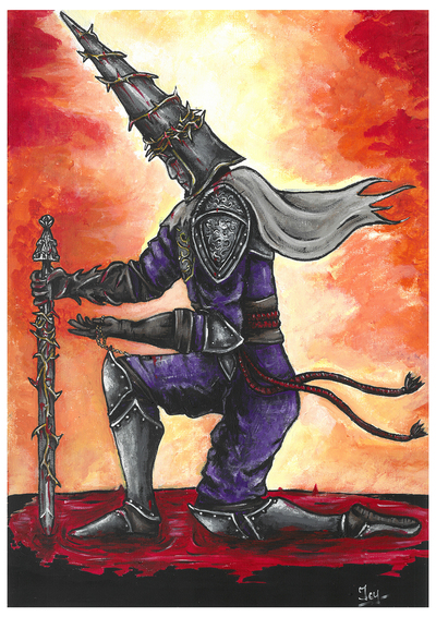 Blasphemous 2 Penitent One signed art print 