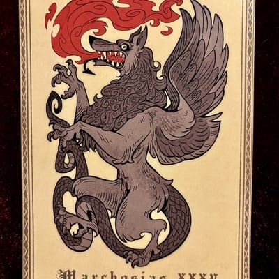 Marchosias 5x7 print