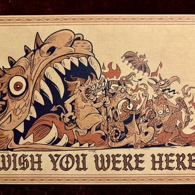 Hellmouth postcard