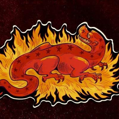 Salamander sticker