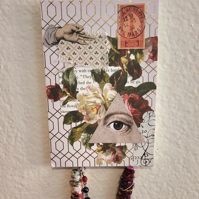 'all knowing, all seeing' collage