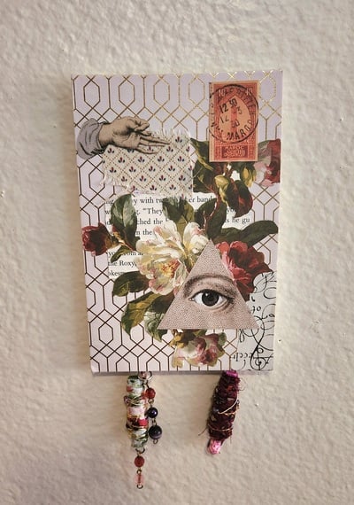 'All Knowing, All Seeing' collage