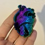 Tentacle Heart enamel pin-2