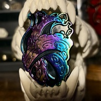 Tentacle Heart enamel pin