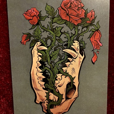 Wolf's mouth 5x7 print