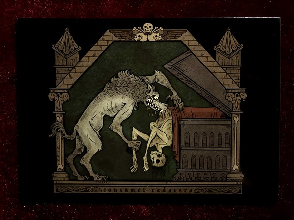 Ghoul Feeding 5X7 print