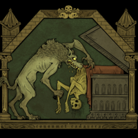 Ghoul Feeding 5X7 print - Thumbnail 1