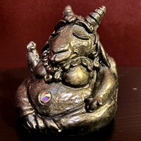Meditating Baphomet statue ("bronze") - Thumbnail 2