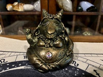 Meditating Baphomet statue ("bronze")