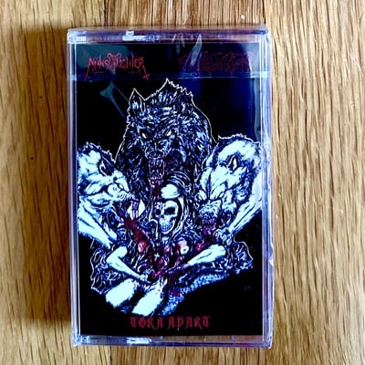 Sathanas / nunslaughter 'split' tape - Thumbnail 4