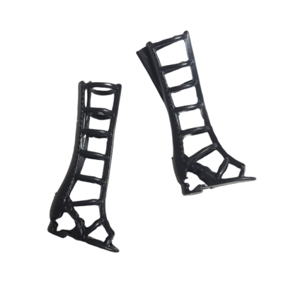 6 pairs of Black Boutique Fashion Doll Boots