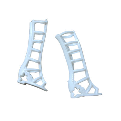 6 pairs of white boutique fashion doll boots