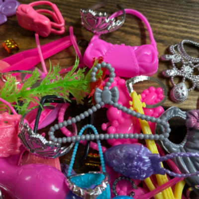 25pcs. miniature doll mix lot accessories for fashion dolls