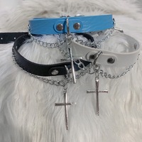 Y2k cross chain choker - Thumbnail 2