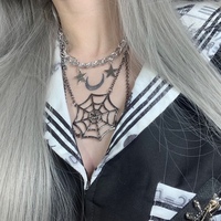 Stars spider web necklace - Thumbnail 3