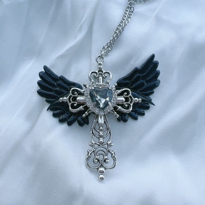 Angel core y2k necklace
