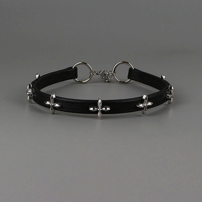 Punk cross choker