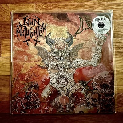 Nunslaughter / blood 'split' lp - Thumbnail 1