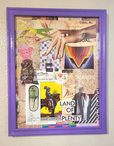 'Land of Plenty' collage