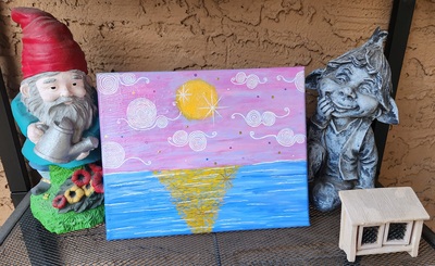 'Liquid Sunlight' painting