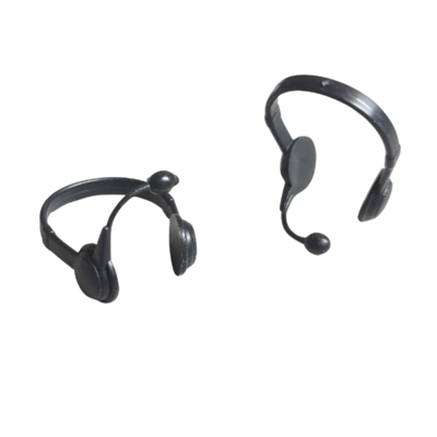 10pcs. black headsets for fashion dolls-6"-11.5" dolls