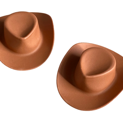 6pcs. brown cowgirl hats for fashion dolls-6" dolls