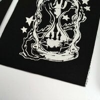 Wizard of Oz Hourglass Goth Punk Sew-on Patches - Thumbnail 2