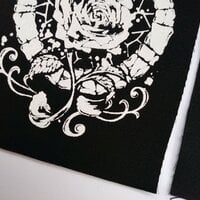 Beauty and the Beast Enchanted Rose Victorian Goth Sew-on Patches - Thumbnail 2