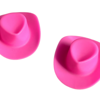 15pcs. Pink Cowgirl Fashion Doll Hats-6" Dolls - Thumbnail 1