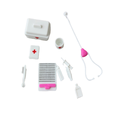 10pcs. doctor set for fashion dolls