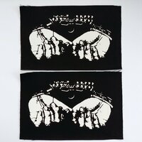 Handcuffs Punk Sew-on Patches - Thumbnail 2
