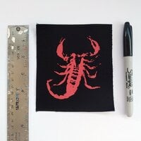 Scorpion Punk Sew-on Patches  - Thumbnail 1