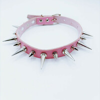 Punk rock rivet choker - Thumbnail 3