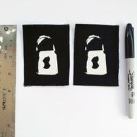 Lock Punk Sew-on Patches - Thumbnail 1