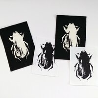 Beetles Goth Punk Sew-on Patches - Thumbnail 3