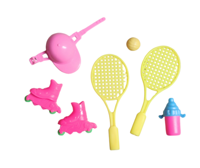 7pcs. Tennis/Rollerblade Set for Fashion Dolls