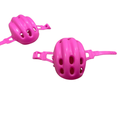 5pcs. Pink Bike Helmets for Fashion Dolls