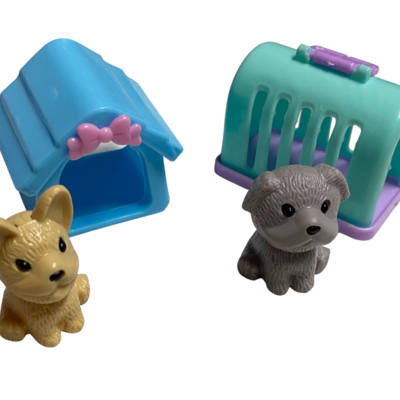 4pcs. pet/cage set for fashion dolls