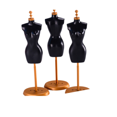 Black mannequin for fashion dolls