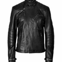 Men's casual Genuine Lambskin Leather Jacket - Thumbnail 1