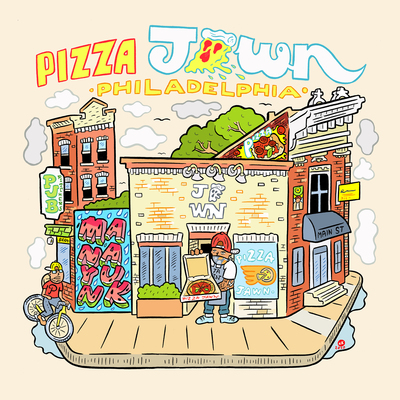 Pizza jawn storefront