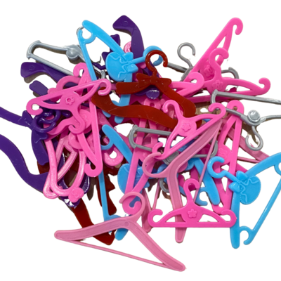 20pcs. mix hanger lot for fashion dolls