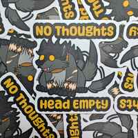 Head Empty Sticker - Thumbnail 1