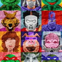 Collage Art Print - TMNT - Thumbnail 1