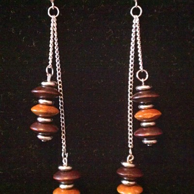 Mahogany muti drop w/ chain