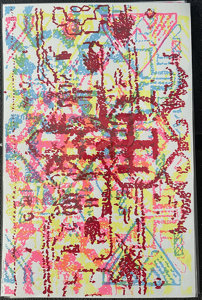 Magic Carpet Pattern Screen Print