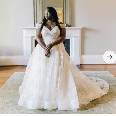 Plus size a line boho beach lace african girls wedding dresses bridal dress