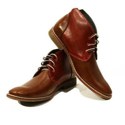 Handmade colorful italian men shoes