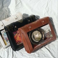 Trendy Vintage Kawaii Stars Top-Handle Bags - Thumbnail 6