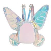  Butterfly Angel Wings Laser Holographic Mini Backpack - Thumbnail 1